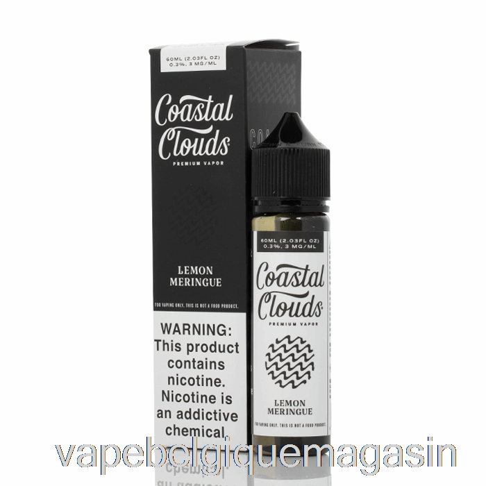 Jus De Vape Citron Meringue - Nuages ​​côtiers Co. - 60 Ml 3 Mg